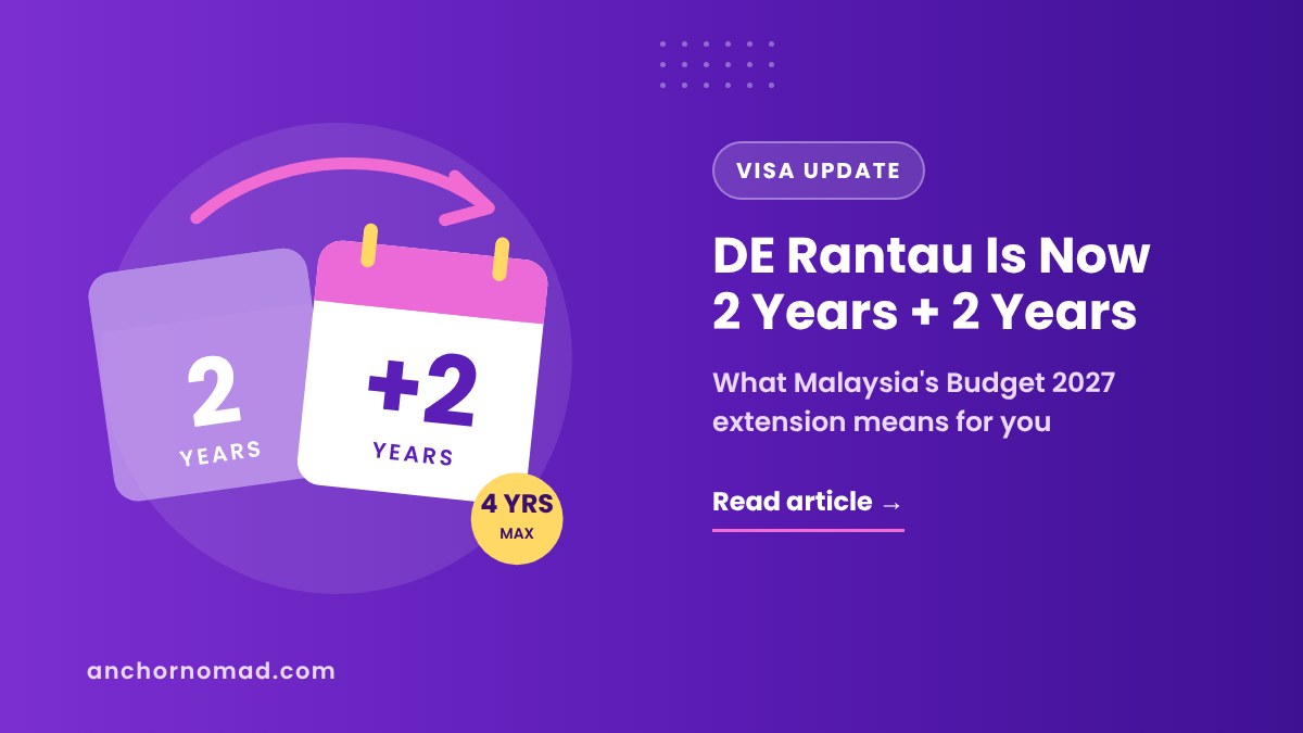 DE Rantau Extended: Now 2 Years + 2 Years