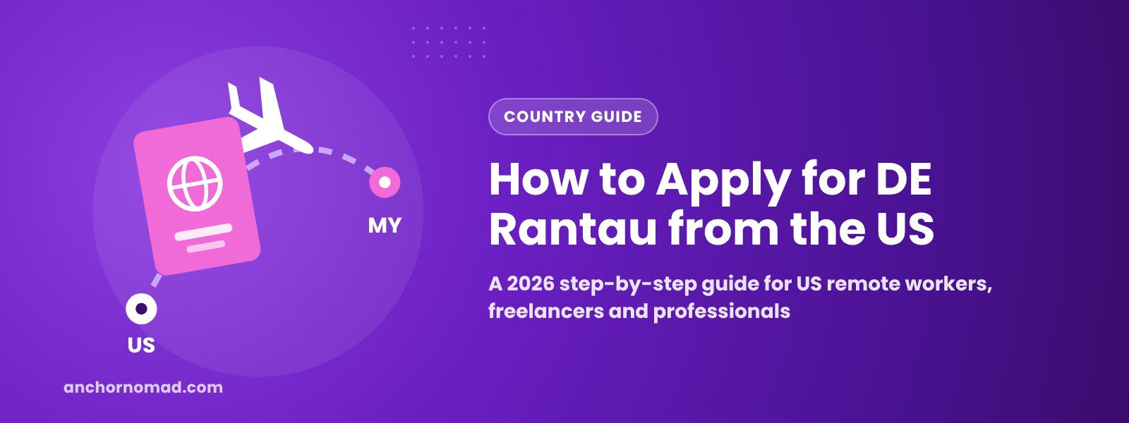 How to Apply for DE Rantau from the US – Anchor Nomad
