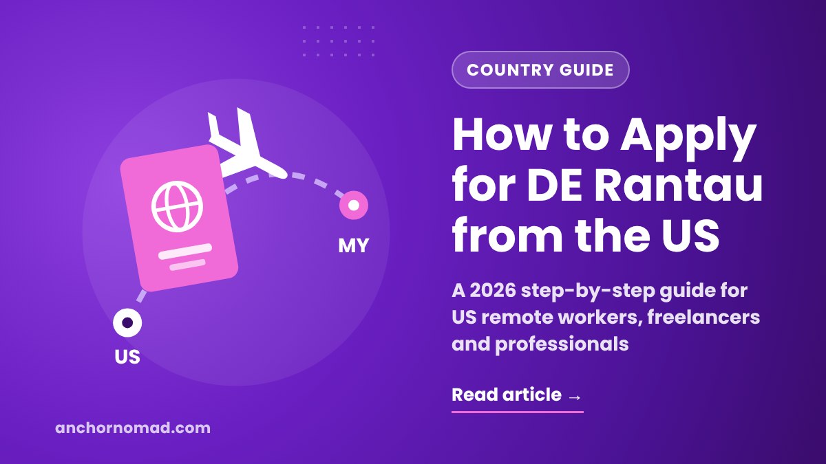 How to Apply for DE Rantau from the US
