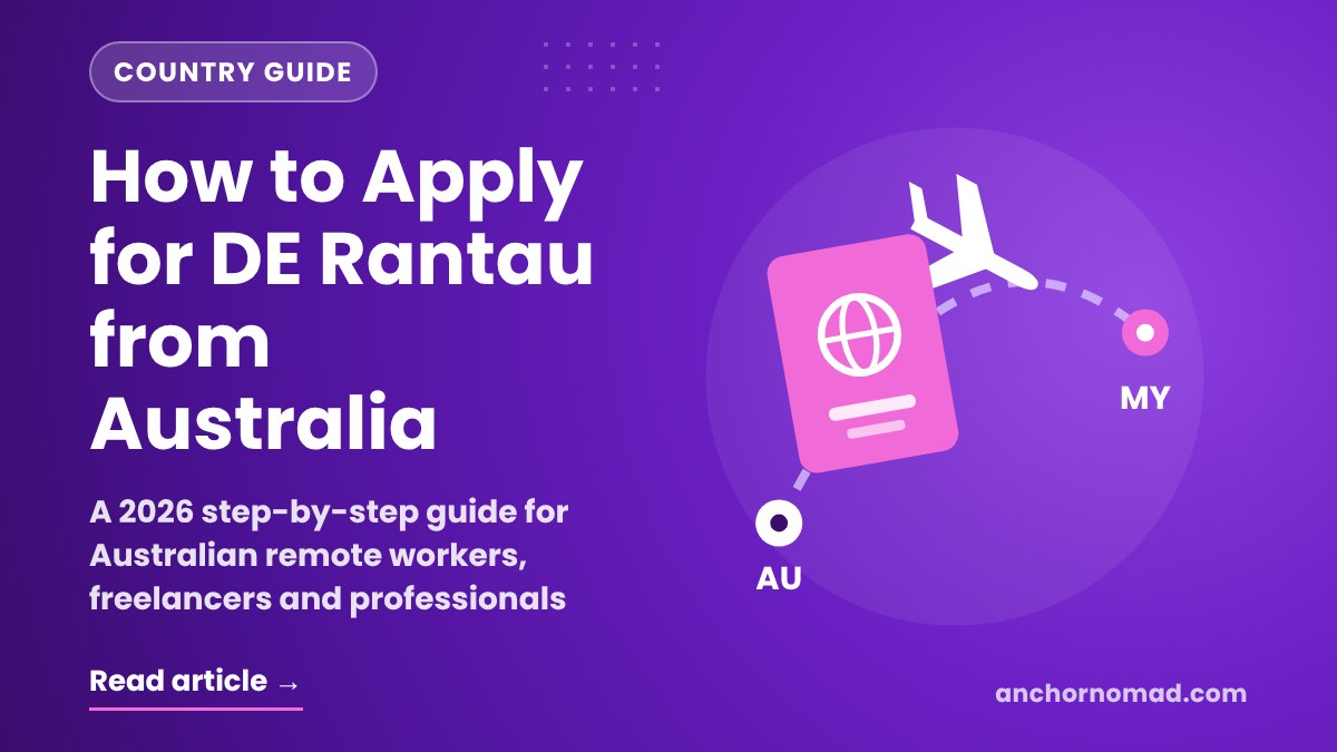How to Apply for DE Rantau from Australia