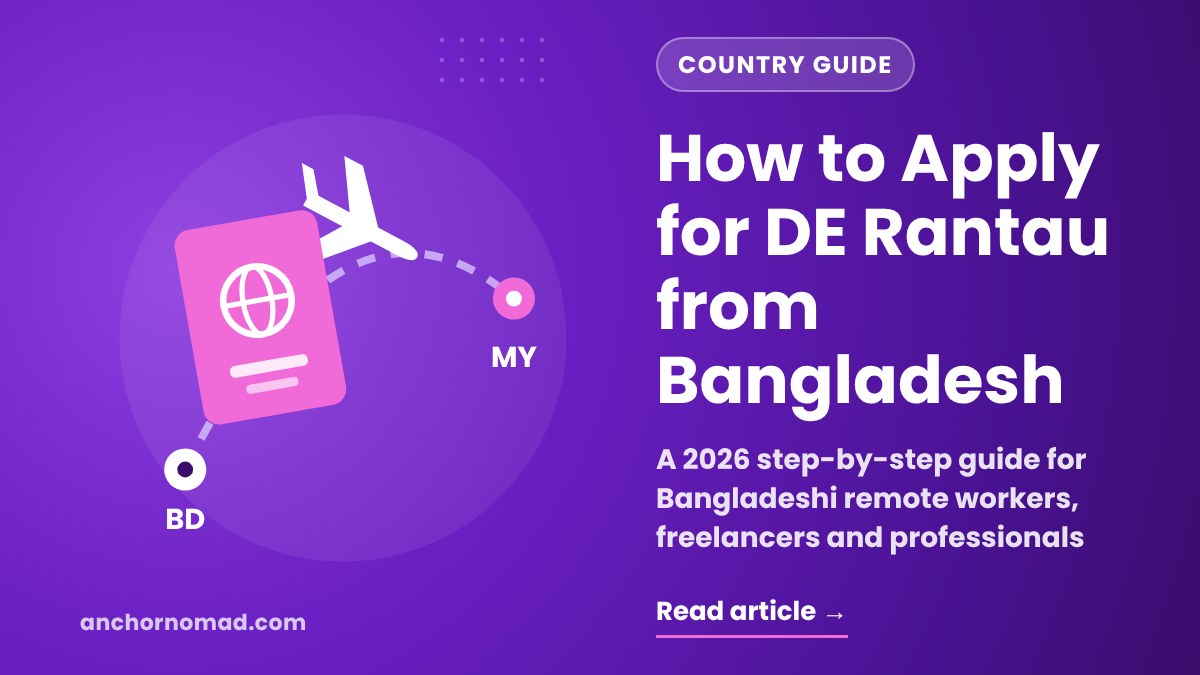 How to Apply for DE Rantau from Bangladesh