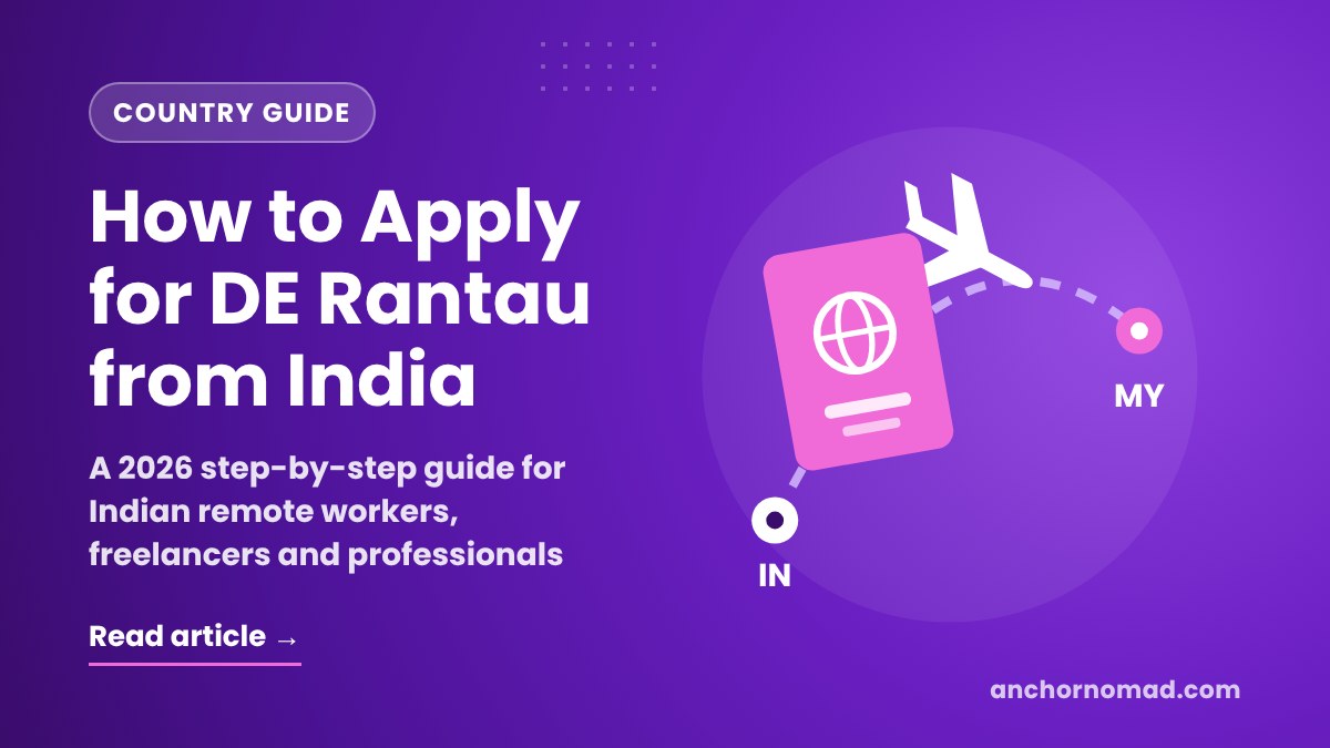 How to Apply for DE Rantau from India